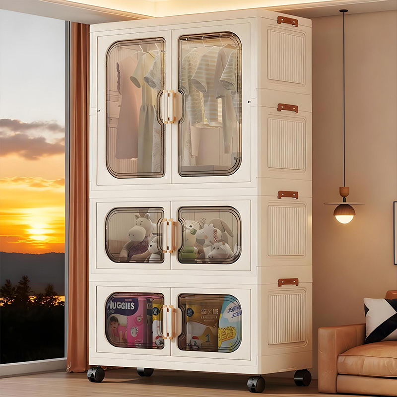 Korean Lifestyle - No-Install Foldable Baby Wardrobe – Multilayer