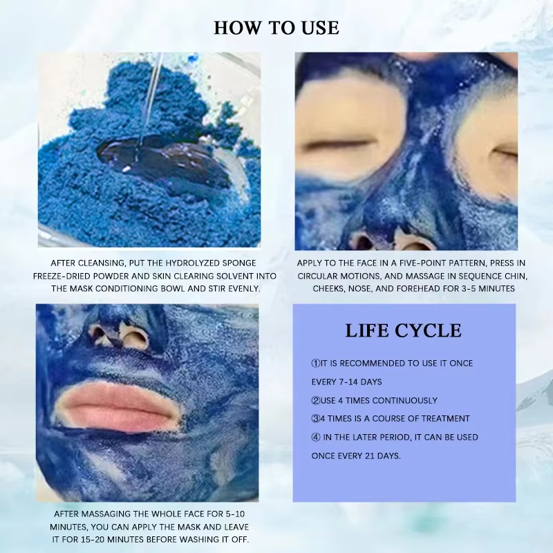 Blue Sponge Spicules Microcrys - đánh giá và giá Korean Skincare Routine
