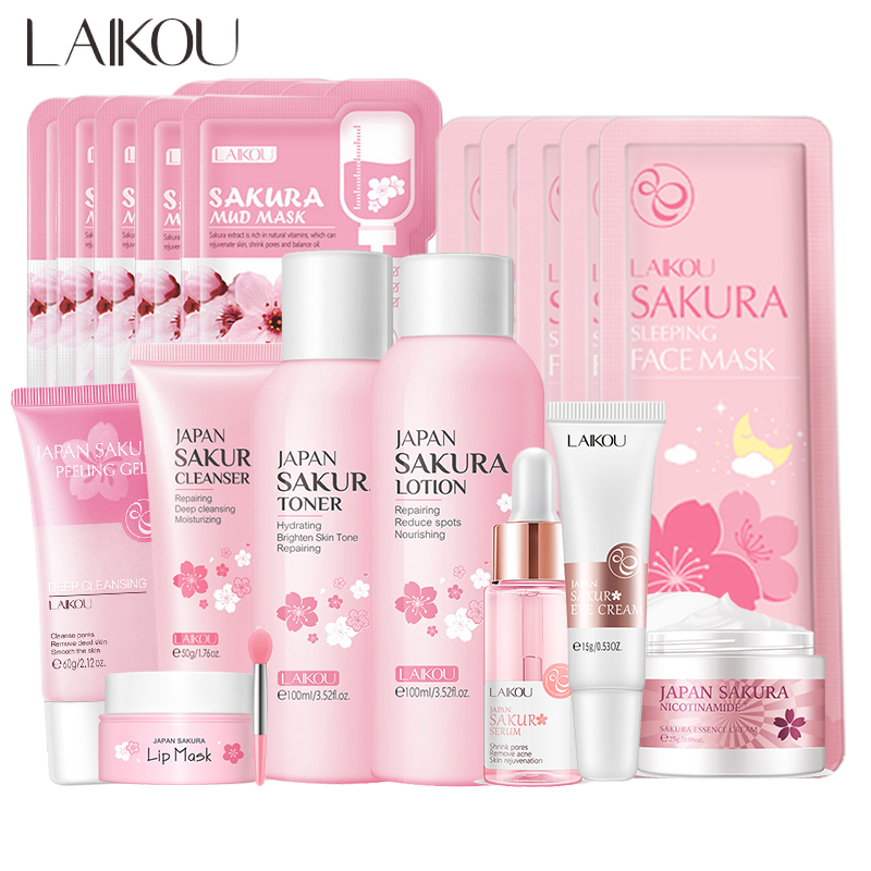Sakura Mặt Rửa Mặt Hàn Quốc Se - đánh giá và giá Korean Skincare Routine